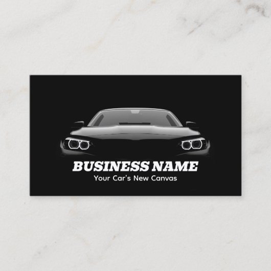 自動車体車 名刺 (正面)