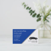 自動車保険の名刺 名刺 (スタンド正面)