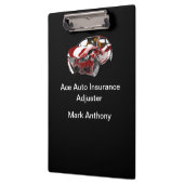 自動車保険の損害賠償解決係員 クリップボード (左)