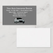 自動車保険代理店 名刺 (正面/裏面)
