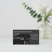 自動車保険代表 名刺 (スタンド正面)