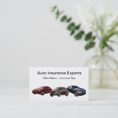 自動車保険担当の名刺 名刺 (スタンド正面)