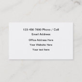 自動車保険担当の名刺 名刺 (裏面)