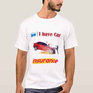 自動車保険 Tシャツ