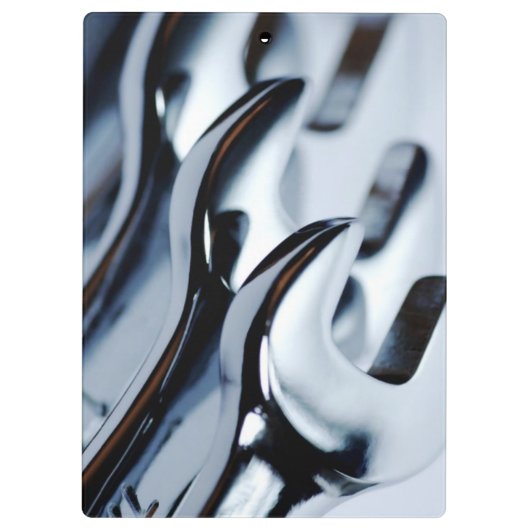 自動車修理のテーマビジネスクリップボード クリップボード (裏面)