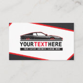 自動車修理の名刺のテンプレート 名刺 (裏面)