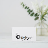 自動車修理の名刺 名刺 (スタンド正面)