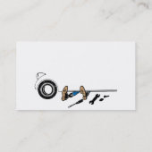 自動車修理の名刺 名刺 (裏面)