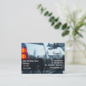 自動車修理の名刺 名刺 (スタンド正面)