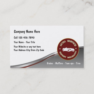 自動車修理の名刺 名刺