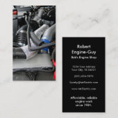 自動車修理は整備士の車のな技術者を分けます 名刺 (正面/裏面)