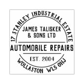 自動車修理ゴム印 ラバースタンプ (インプリント)