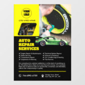 自動車修理サービス ウィンドウサイン (シート)