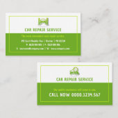 自動車修理サービス |プロフェッショナル 名刺 (正面/裏面)