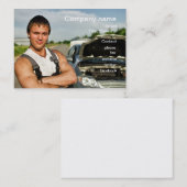 自動車修理工場カード 名刺 (正面/裏面)