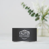 自動車修理工場 自動車修理サービス QRコード 名刺 (スタンド正面)