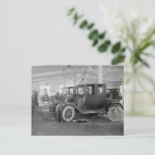 自動車修理工場、1926年 ポストカード (スタンド正面)