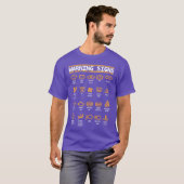 自動車修理工 整備士 ガレージ作業員 Tシャツ (正面フル)