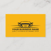 自動車修理整備士 ミニマルモダン 名刺 (裏面)