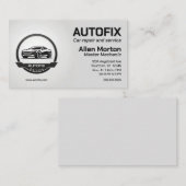 自動車修理自動車部品修理サービス 名刺 (正面/裏面)