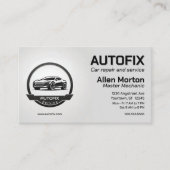 自動車修理自動車部品修理サービス 名刺 (正面)
