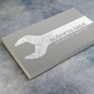 自動車修理車の車のな整備士のプロフェッショナル 名刺