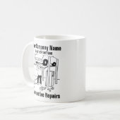 自動車修理 コーヒーマグカップ (正面左)
