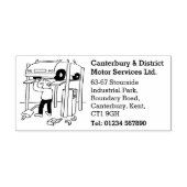 自動車修理・修理車庫事業 セルフインキングスタンプ (デザイン)