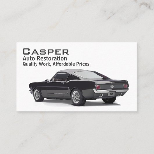 自動車修理 名刺 (正面)