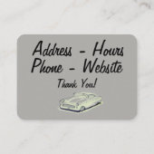 自動車修理 名刺 (裏面)