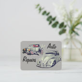 自動車修理 名刺 (スタンド正面)