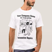 自動車修理 Tシャツ (正面)