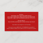 自動車名刺 名刺 (裏面)