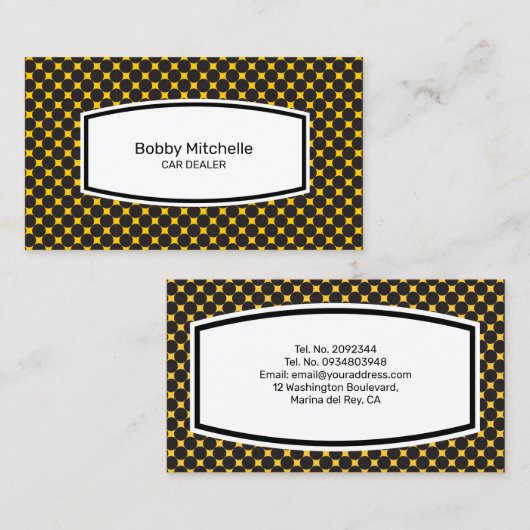 自動車商車の社 名刺 (正面/裏面)