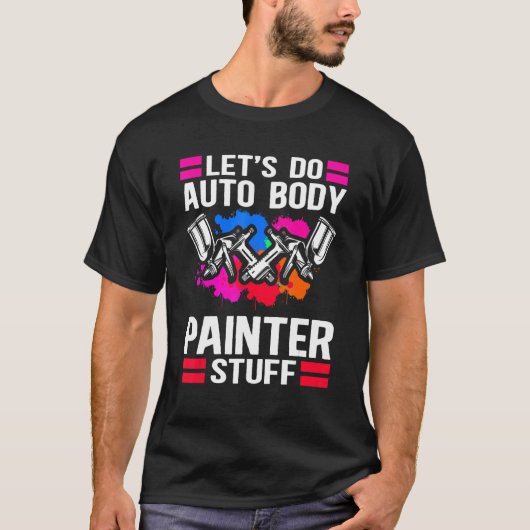 自動車塗装工用品 自動車板金職人_1 Tシャツ (正面)