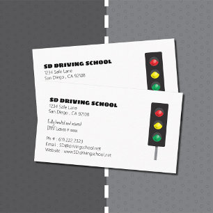 自動車学校   Traffic Light名刺 名刺