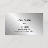 自動車形状クールメタリック自動修車の復 名刺 (裏面)