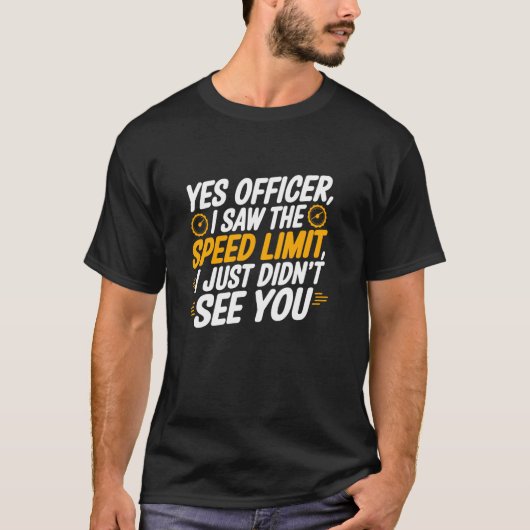 自動車愛好家とメカニックのためのスピード違反 Tシャツ (正面)
