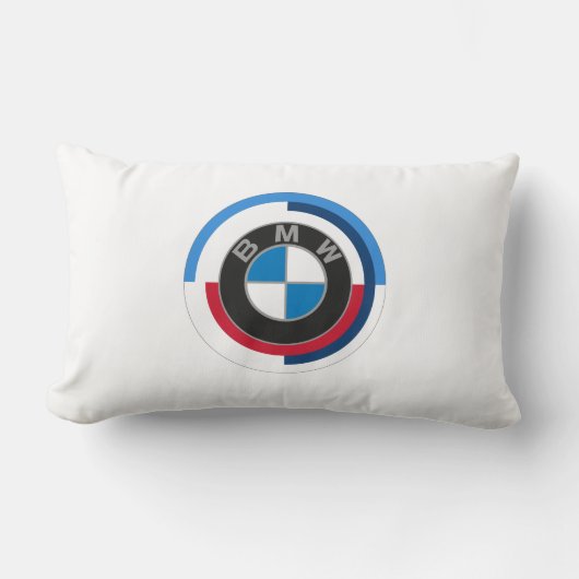 自動車愛好家用BMW Mパワー装飾枕 ランバークッション (正面)