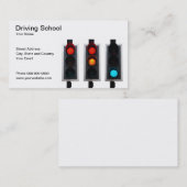 自動車教習所の名刺 名刺 (正面/裏面)