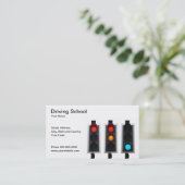 自動車教習所の名刺 名刺 (スタンド正面)