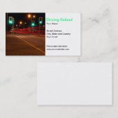 自動車教習所の名刺 名刺 (正面/裏面)