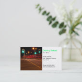 自動車教習所の名刺 名刺 (スタンド正面)