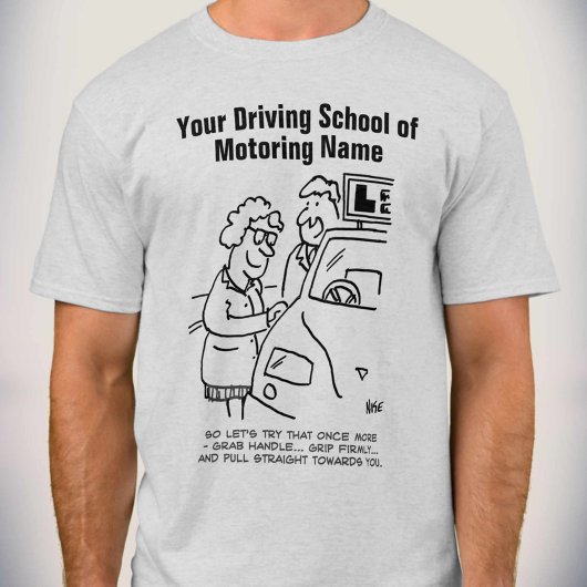 自動車教習所 運転教官 運転免許取得 Tシャツ