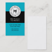 自動車整備士の名刺 名刺 (正面/裏面)