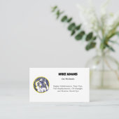 自動車整備士サービス名刺 名刺 (スタンド正面)