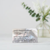 自動車整備士ユニーク編集可能名刺 名刺 (スタンド正面)