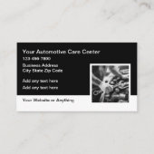 自動車整備士修理店 名刺 (正面)