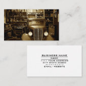 自動車整備士技術者修理サービスショップ 名刺 (正面/裏面)