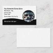 自動車整備士自動車修理名刺 名刺 (正面/裏面)